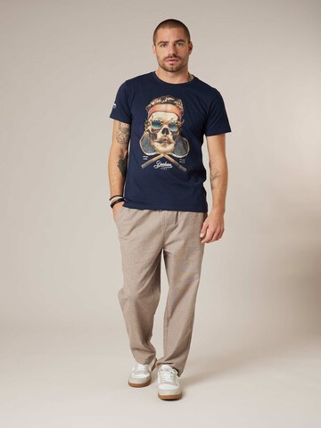 T-Shirt 'TENNIS' Deeluxe en bleu