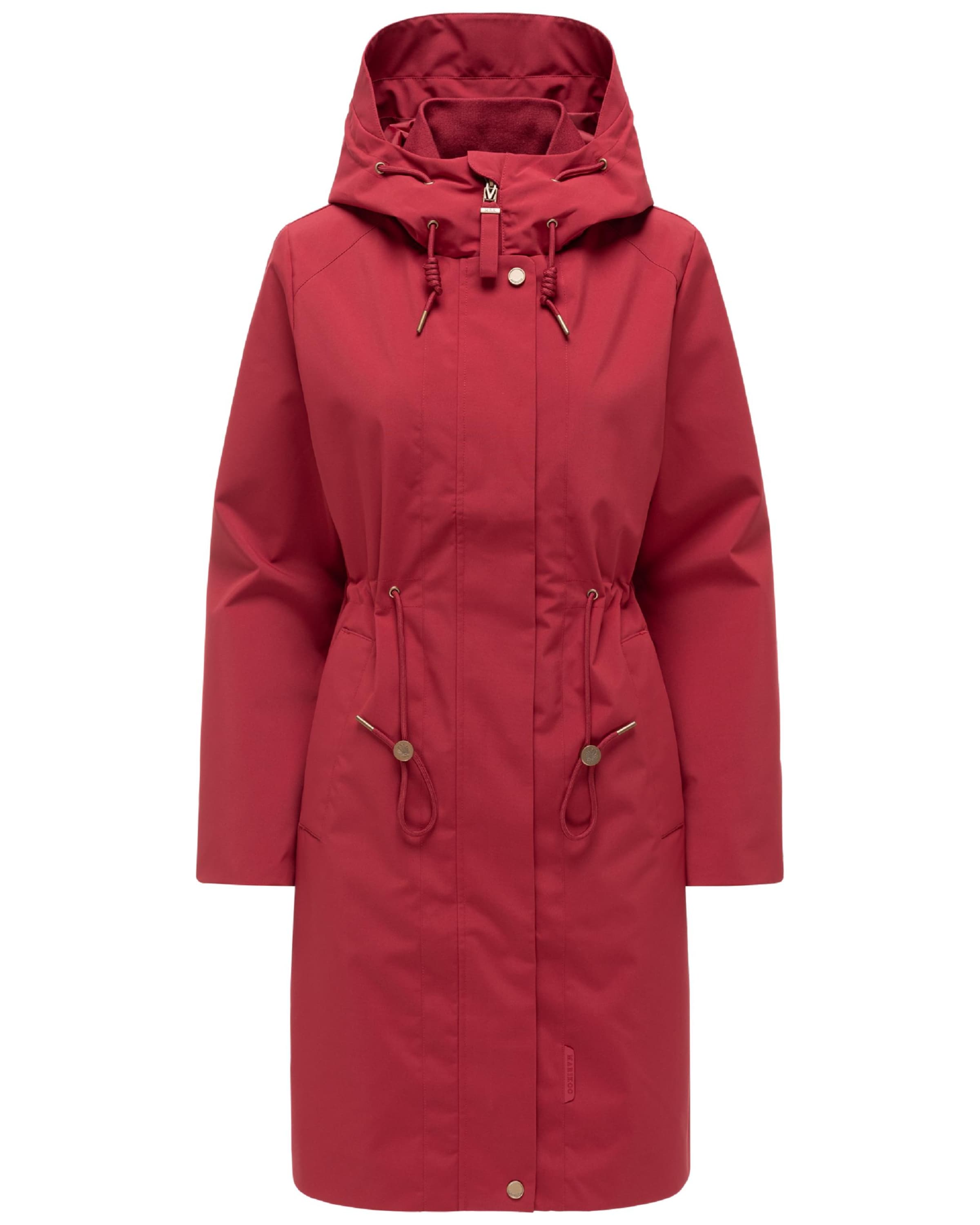 Parka mi-saison 'Zilandaa 16' MARIKOO en rouge : devant