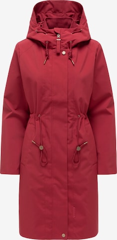 Parka mi-saison 'Zilandaa 16' MARIKOO en rouge : devant