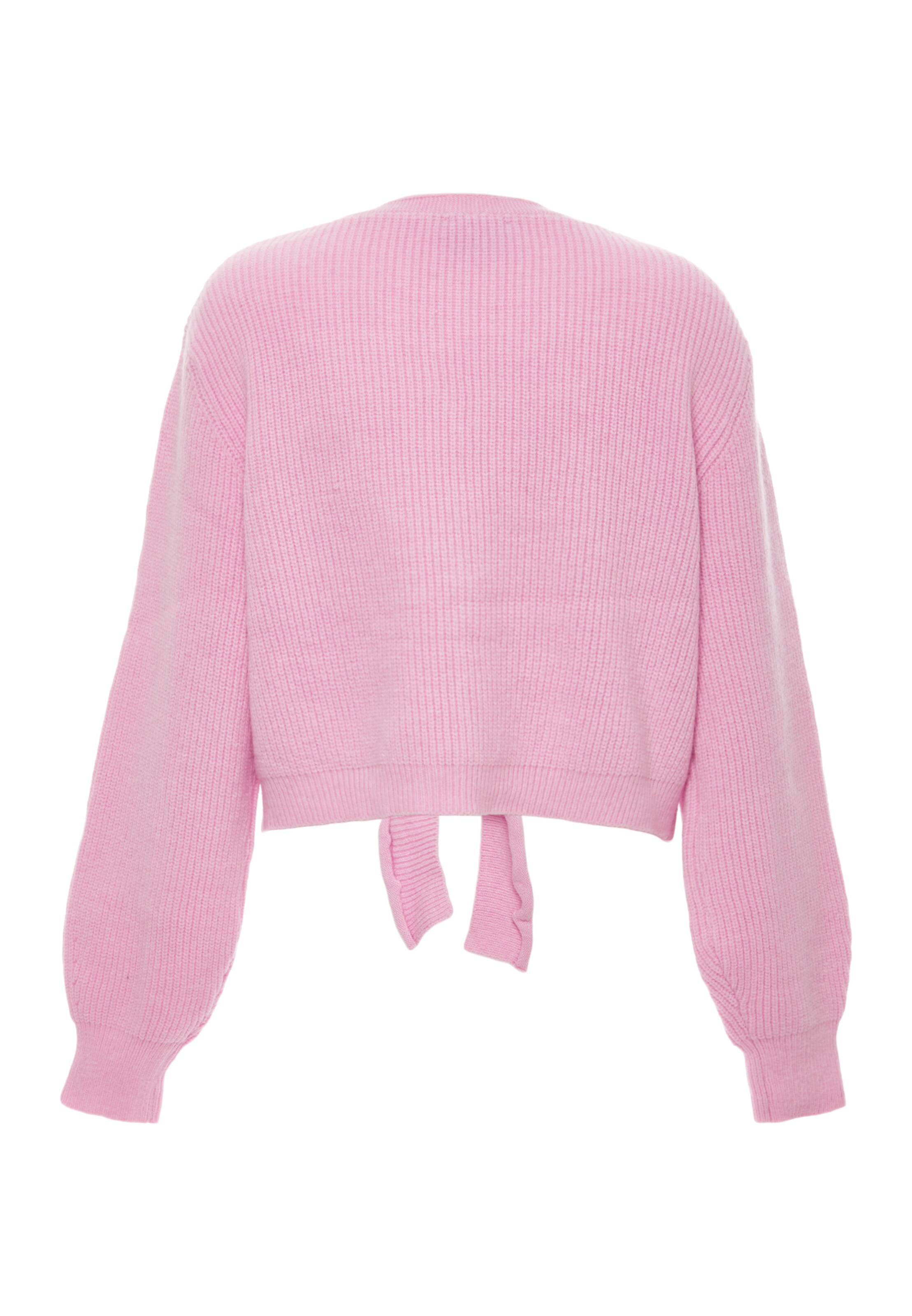 NAEMI Gebreid vest in Roze