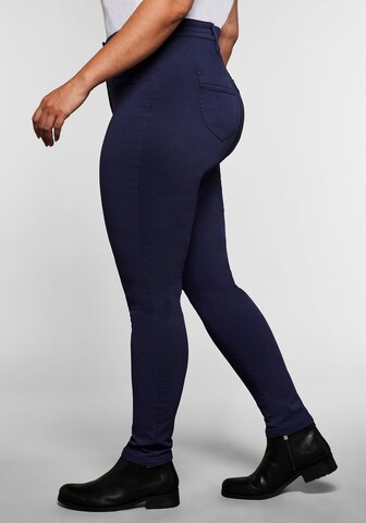 SHEEGO Slimfit Broek in Lila