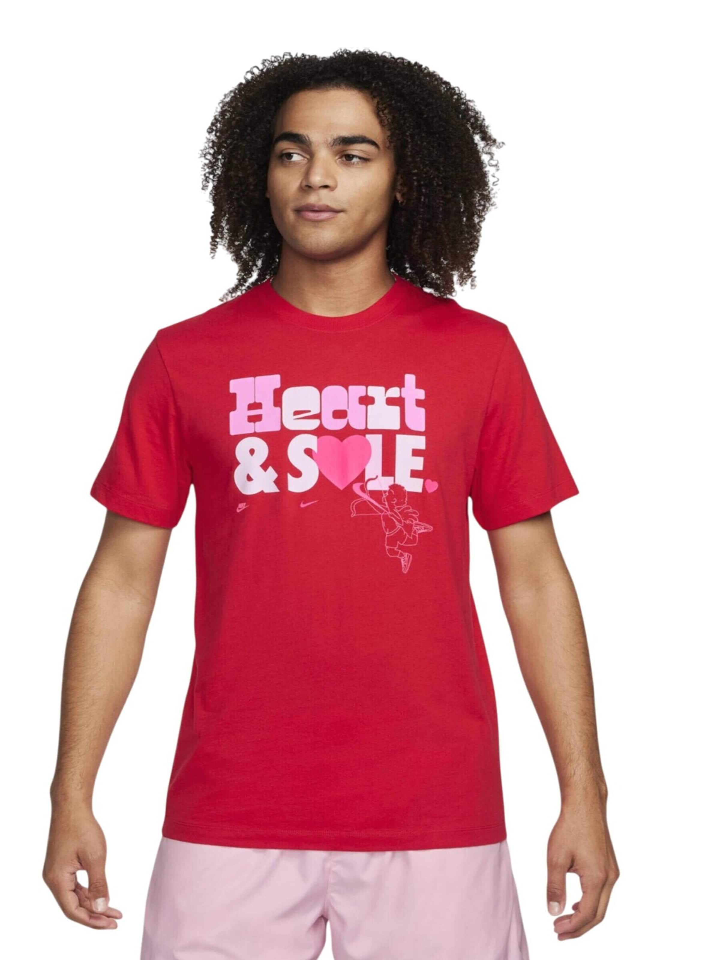 Maglietta 'Heart And Sole' di Nike Sportswear in rosso: frontale
