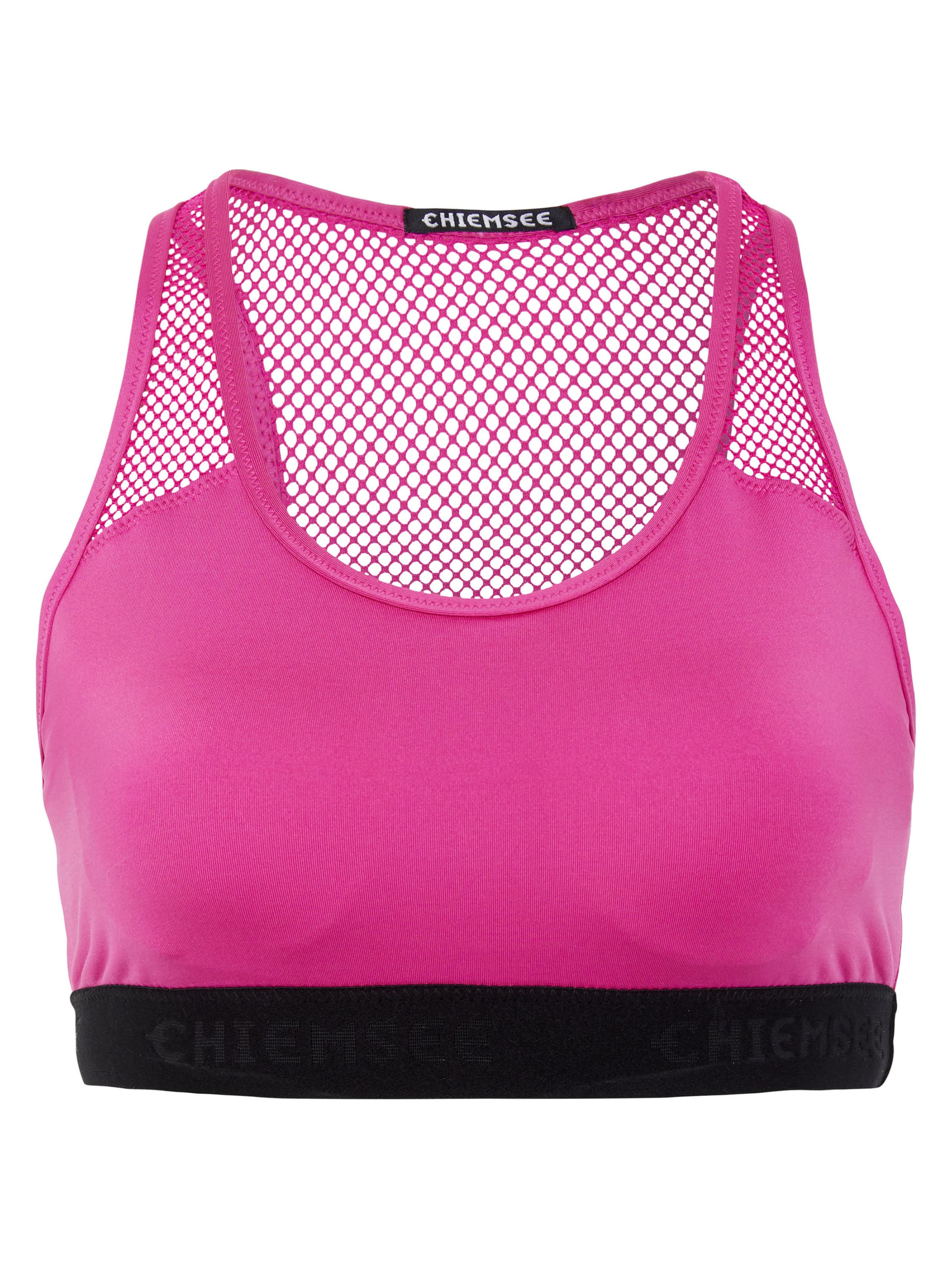 CHIEMSEE Regular Sports Bra in Pink: front