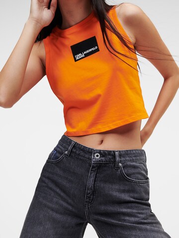 KARL LAGERFELD JEANS Topp i orange