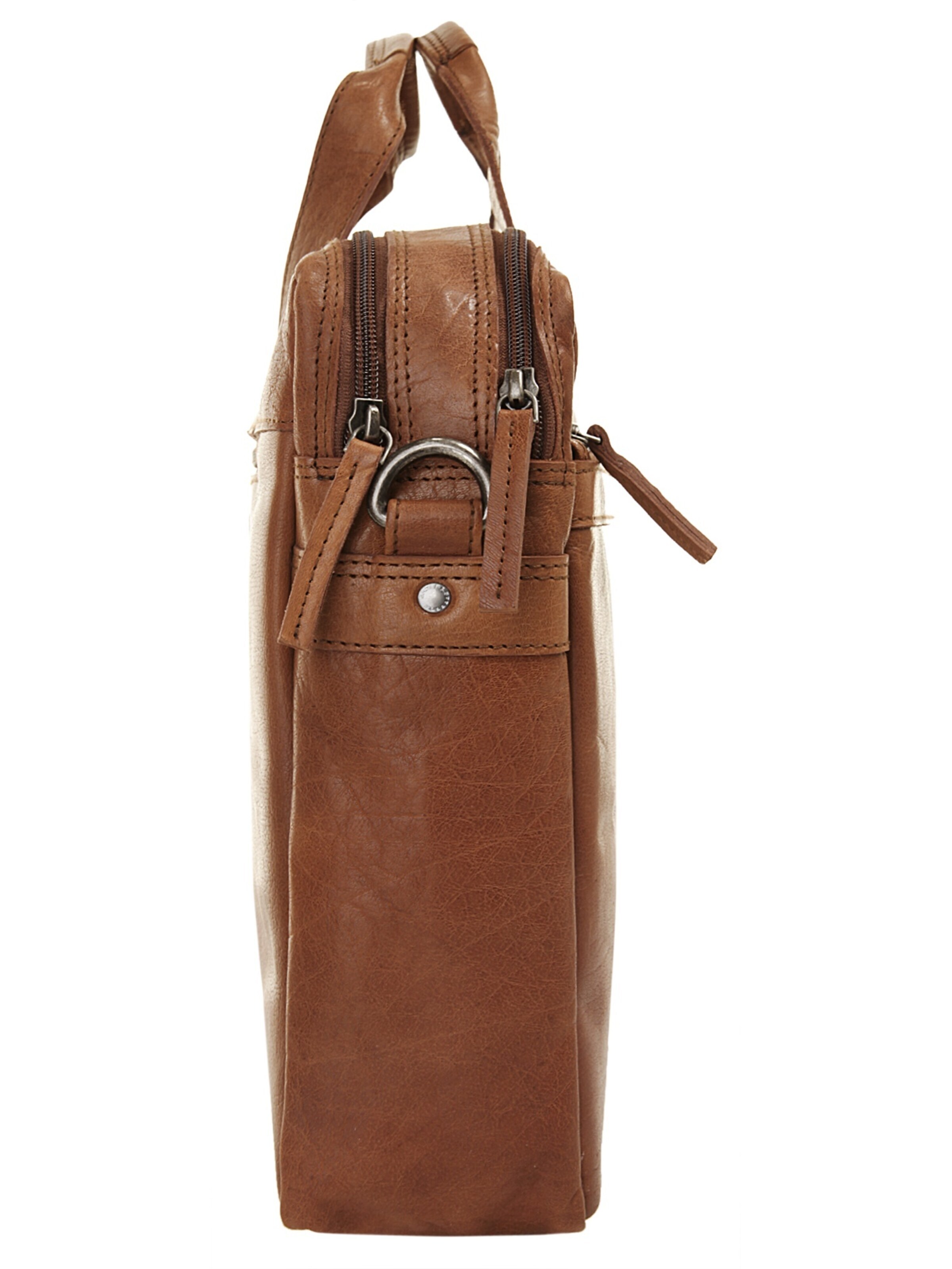 Spikes & Sparrow Briefcase in Brown