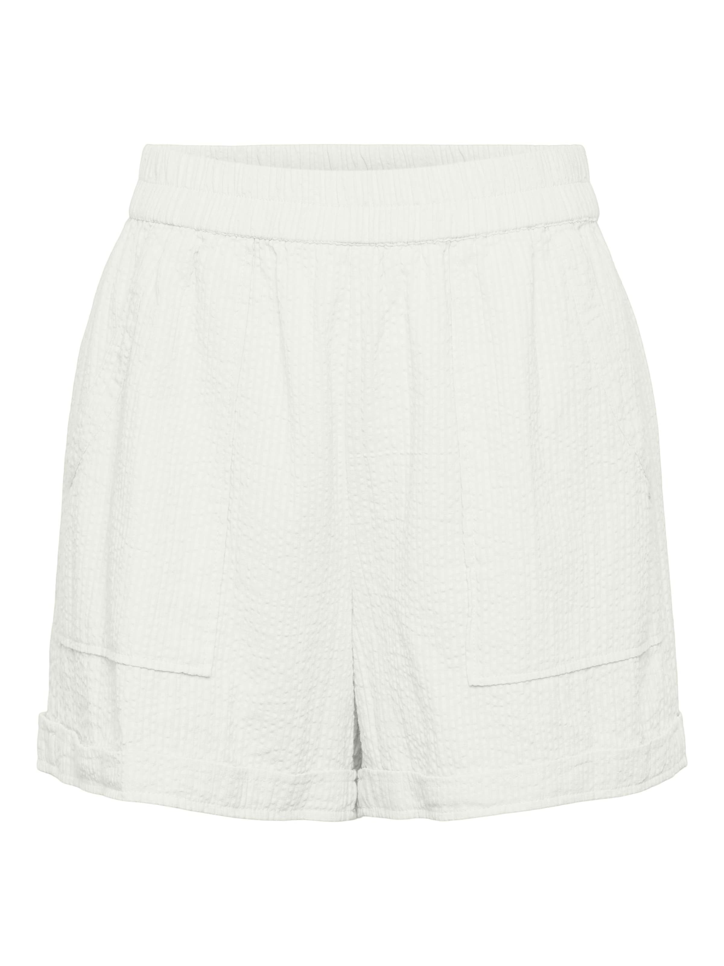 regular Pantaloni 'Kiana' di PIECES in bianco: frontale