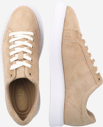 Lauren Ralph Lauren Sneaker 'Angeline' in Beige