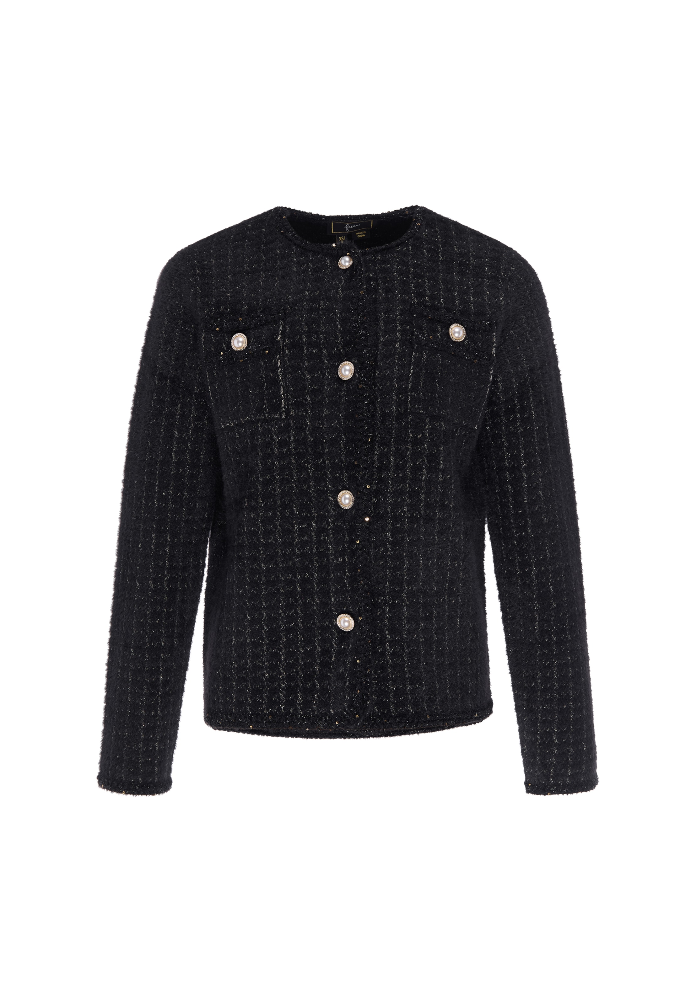Blazer faina en noir : devant