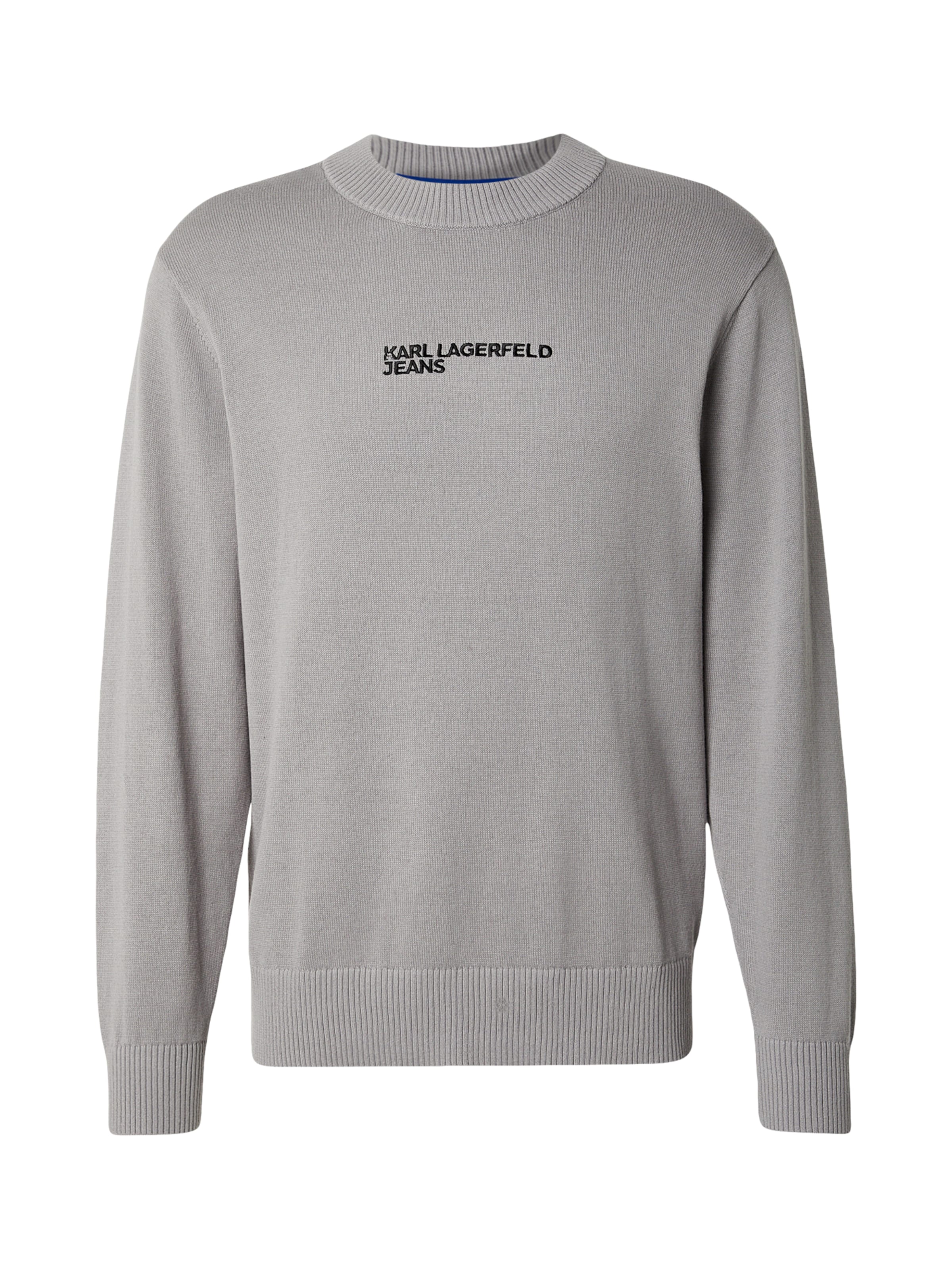 KARL LAGERFELD JEANS Pulover 'IKON' | črna barva: sprednja stran