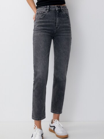 Pull&Bear Regular Jeans in Grau: Vorderseite