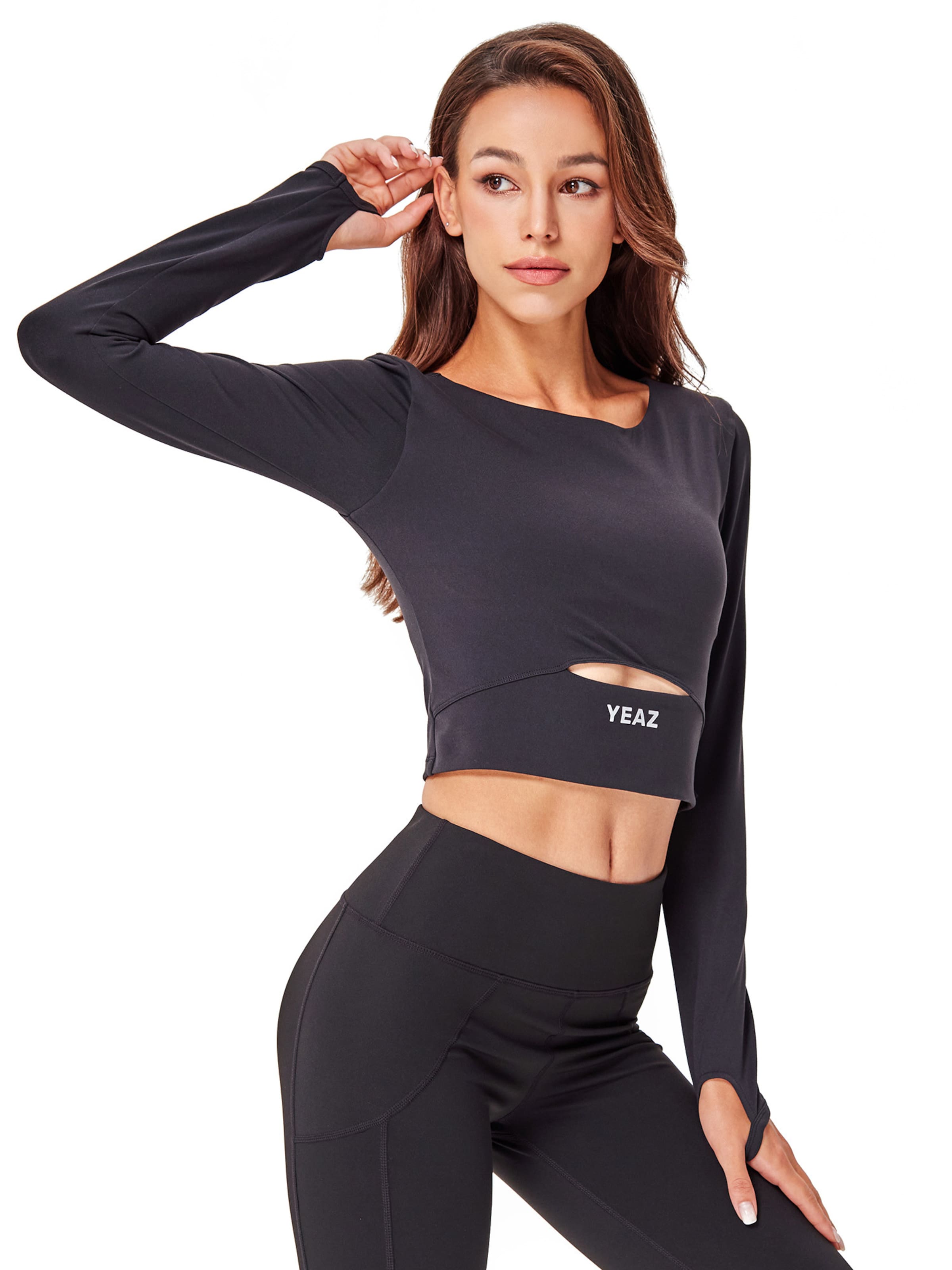 YEAZ Funkčné tričko 'Revelation' - Čierna