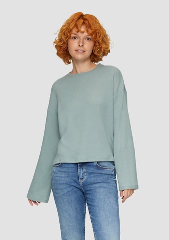 QS Shirt in Grün: Vorderseite