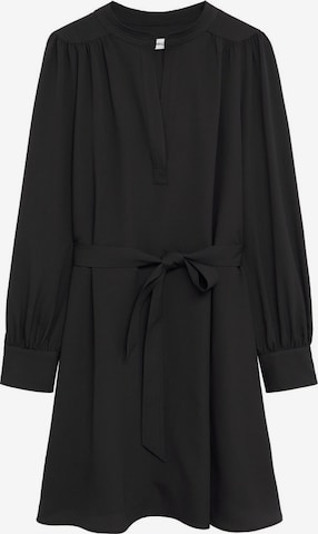 Robe-chemise MANGO en noir : devant