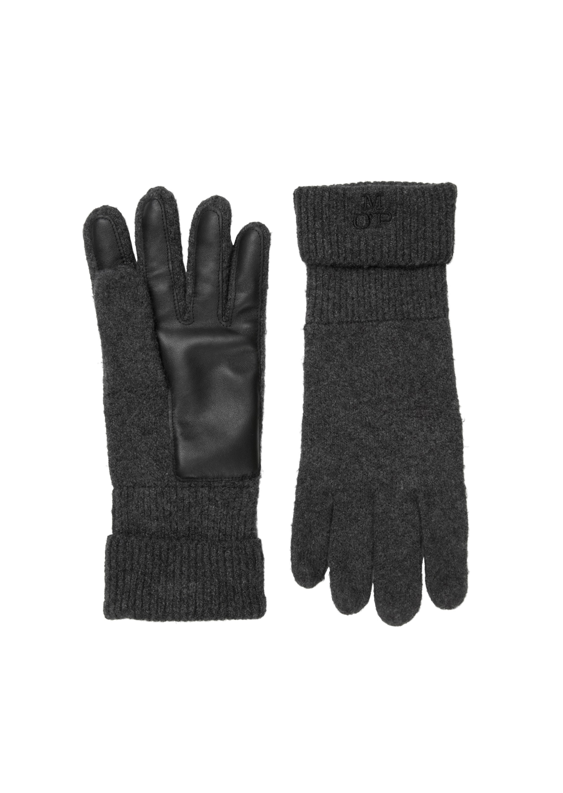 Marc O'Polo Fingerhandschuhe in Schwarz: Vorderseite