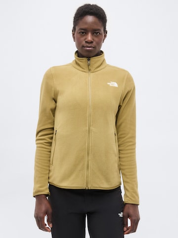 Veste en polaire fonctionnelle 'GLACIER' THE NORTH FACE en marron : devant