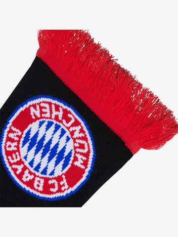 FC BAYERN MÜNCHEN Sports Scarf 'FC Bayern München Skyline' in Red
