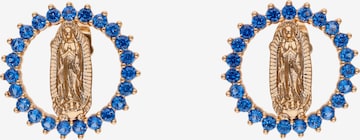 faina - Pendientes en azul: frente