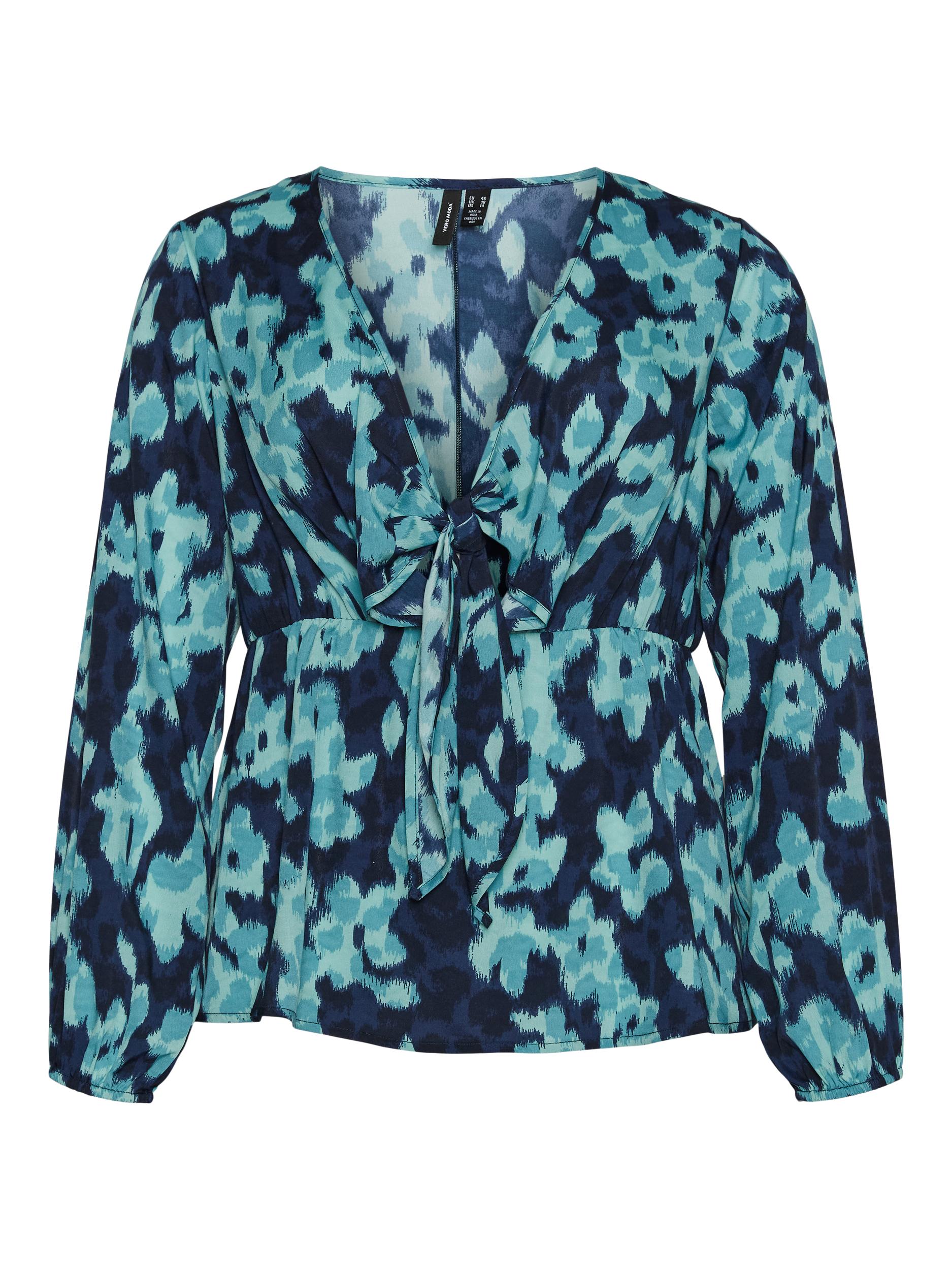 Odzież eBaZy Vero Moda Curve Bluzka Athena w kolorze Granatowym 