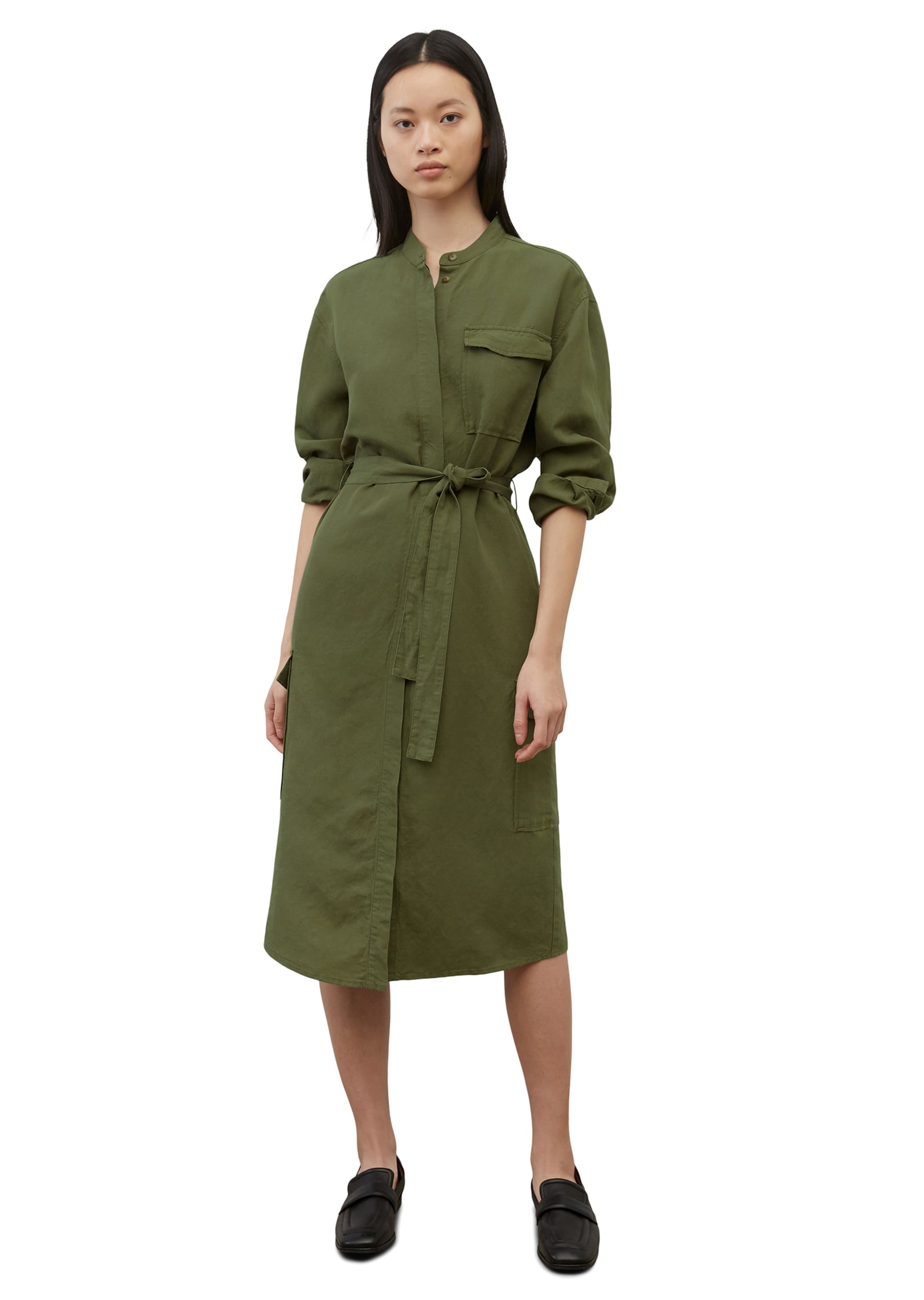 Frauen Große Größen Marc O'Polo Kleid in Grün - WL65692 Frauen Große Größen Marc O'Polo Kleid in Grün - WL65692