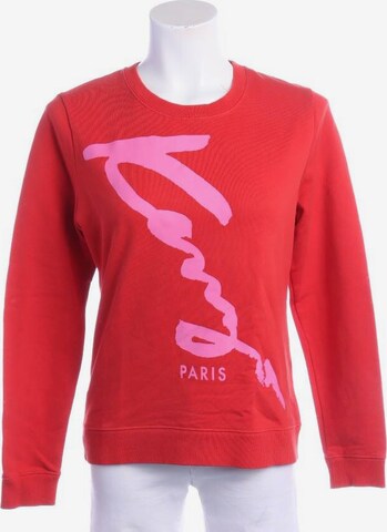 KENZO Sweatshirt & Zip-Up Hoodie in L in Pink: front