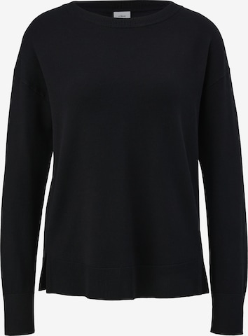s.Oliver BLACK LABEL Pullover in Schwarz: Vorderseite