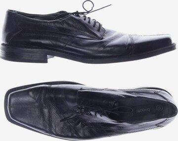 bugatti Flats & Loafers in 45 in Black: front