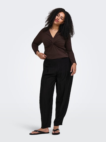 ONLY Carmakoma - Barrel Pantalón plisado 'CARJoanna' en negro