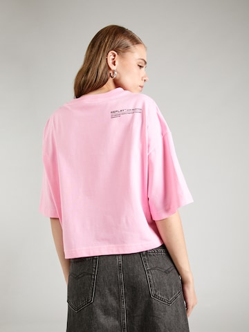 REPLAY Shirt in Roze