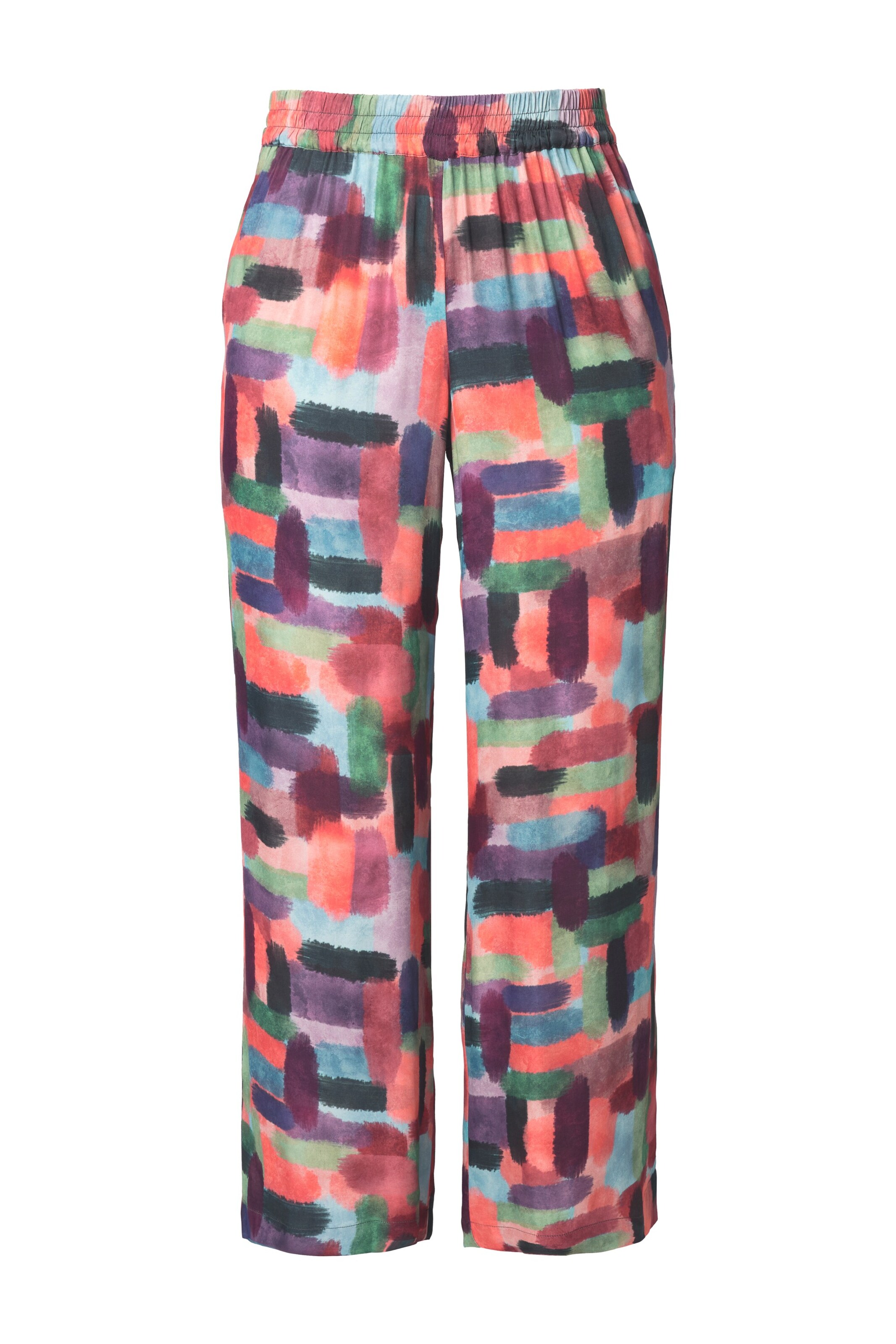 Ulla Popken Loose fit Trousers in Mixed colours: front