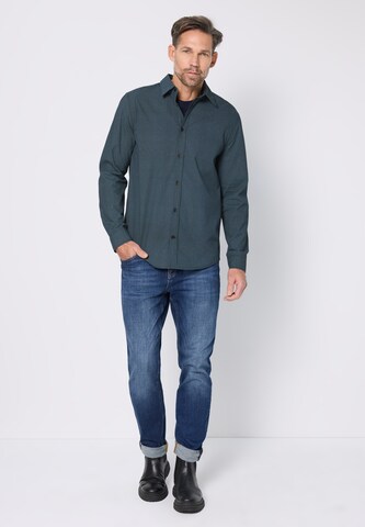 Street One MEN Regular fit Button Up Shirt in Blue