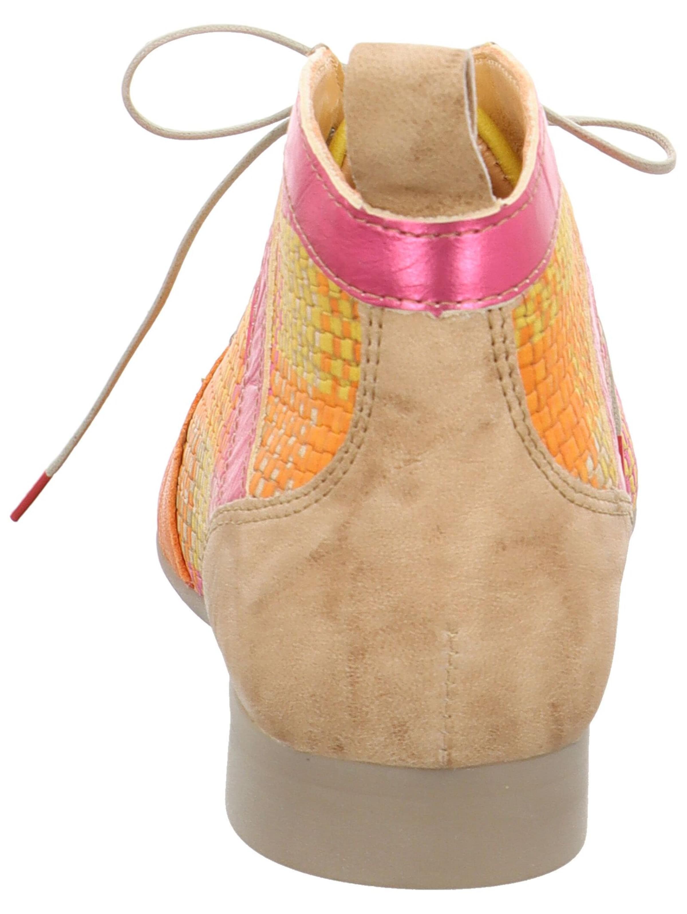 THINK! Schnürstiefelette in Beige