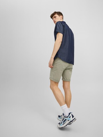 JACK & JONES Normální Chino kalhoty 'Fred' – šedá