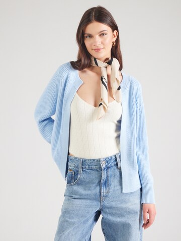 s.Oliver Knit Cardigan in Blue: front