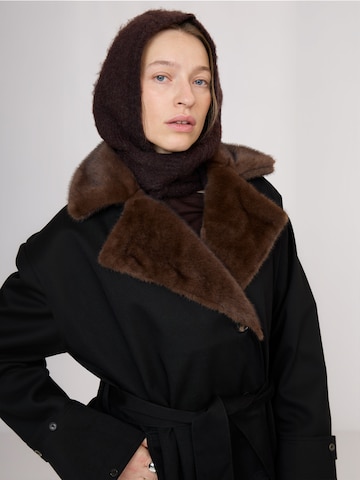 Manteau mi-saison ' OonaRS ' Résumé en noir : devant