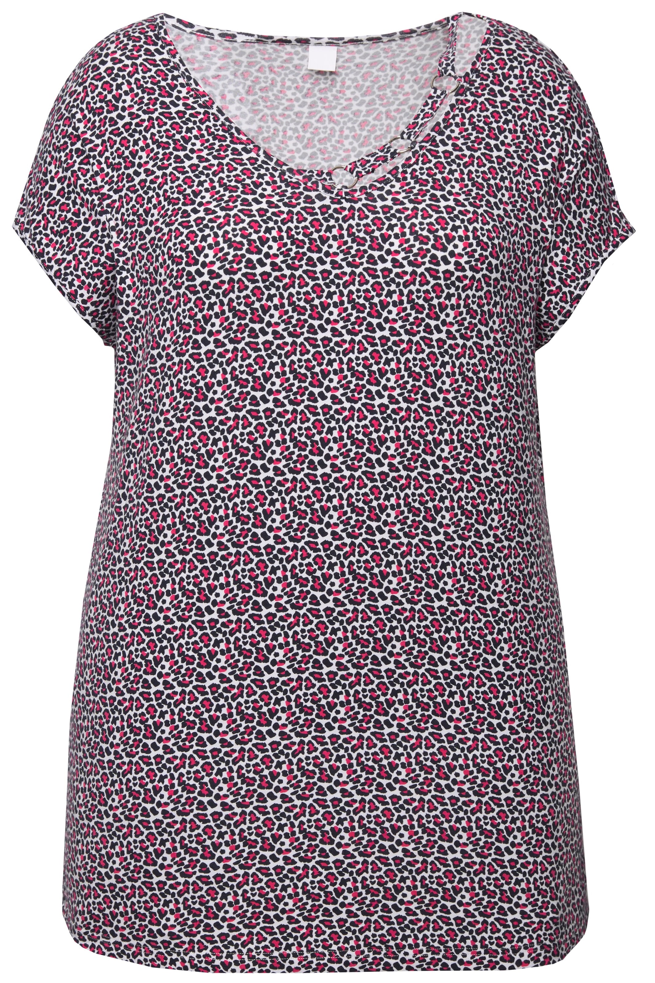 T-shirt MIAMODA en mélange de couleurs : devant