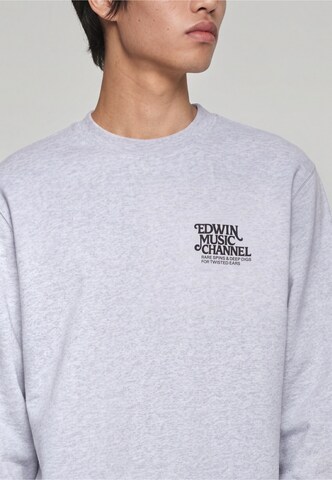 EDWIN Sweatshirt 'Rare Spins' in Grey