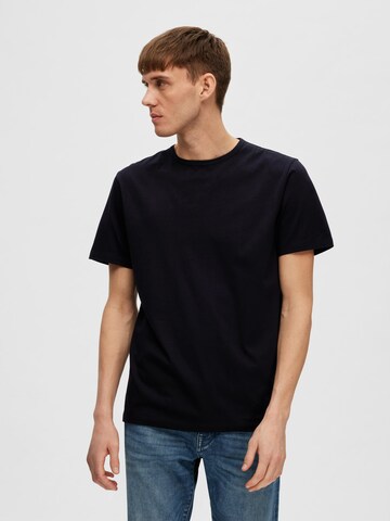 SELECTED HOMME Shirt 'Frank' in Black: front