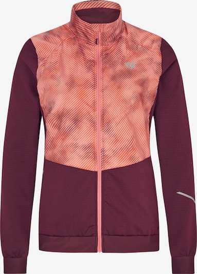 ZIENER Sportjacke 'Narina' in grau / orange / weinrot, Produktansicht