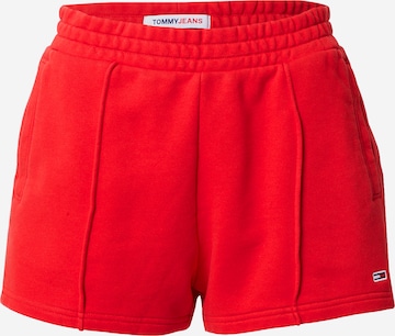 Tommy Jeans Shorts in Rot: predná strana