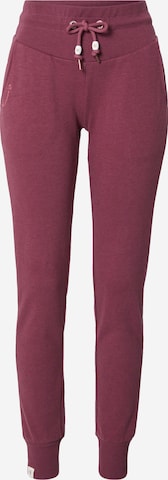 Ragwear Tapered Pants 'CHESSTER CRYSTAL' in Red: front