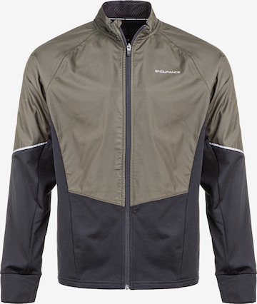 ENDURANCE Athletic Jacket 'Jive M' in Green: front