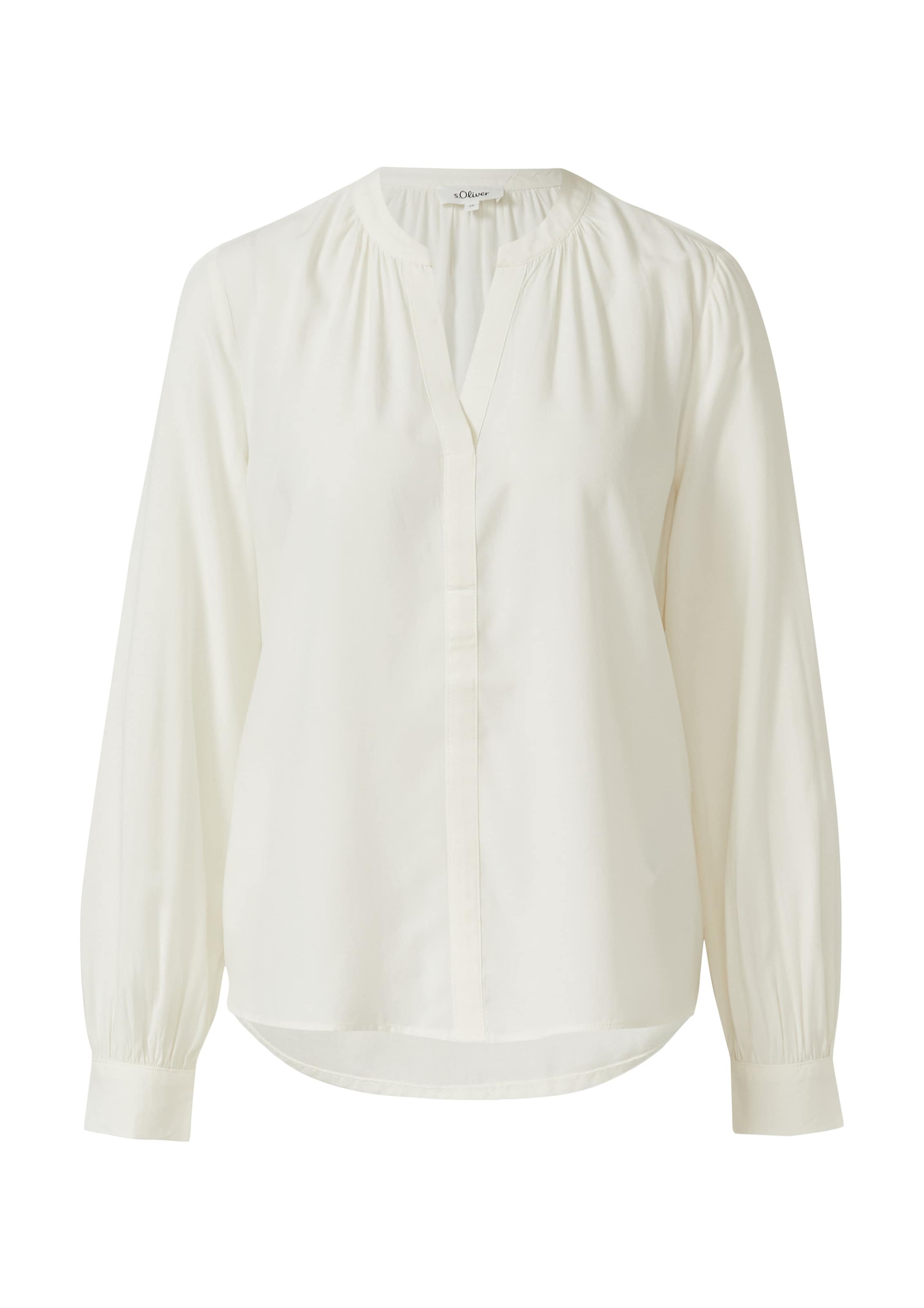 s.Oliver Blouse in Wit: voorkant