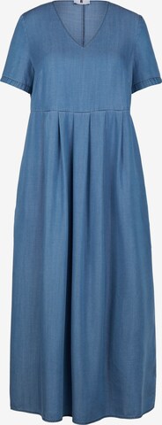 Anna Aura Midikleid in Blau: predná strana