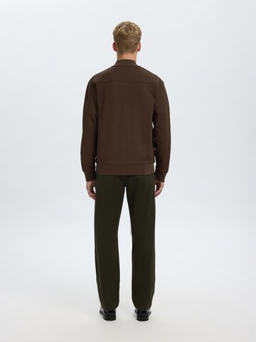 Hanorac 'SLHMACK' de la SELECTED pe maro
