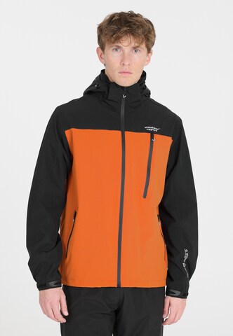 Weather Report Funktionsjacke 'DELTON' in Orange: Vorderseite