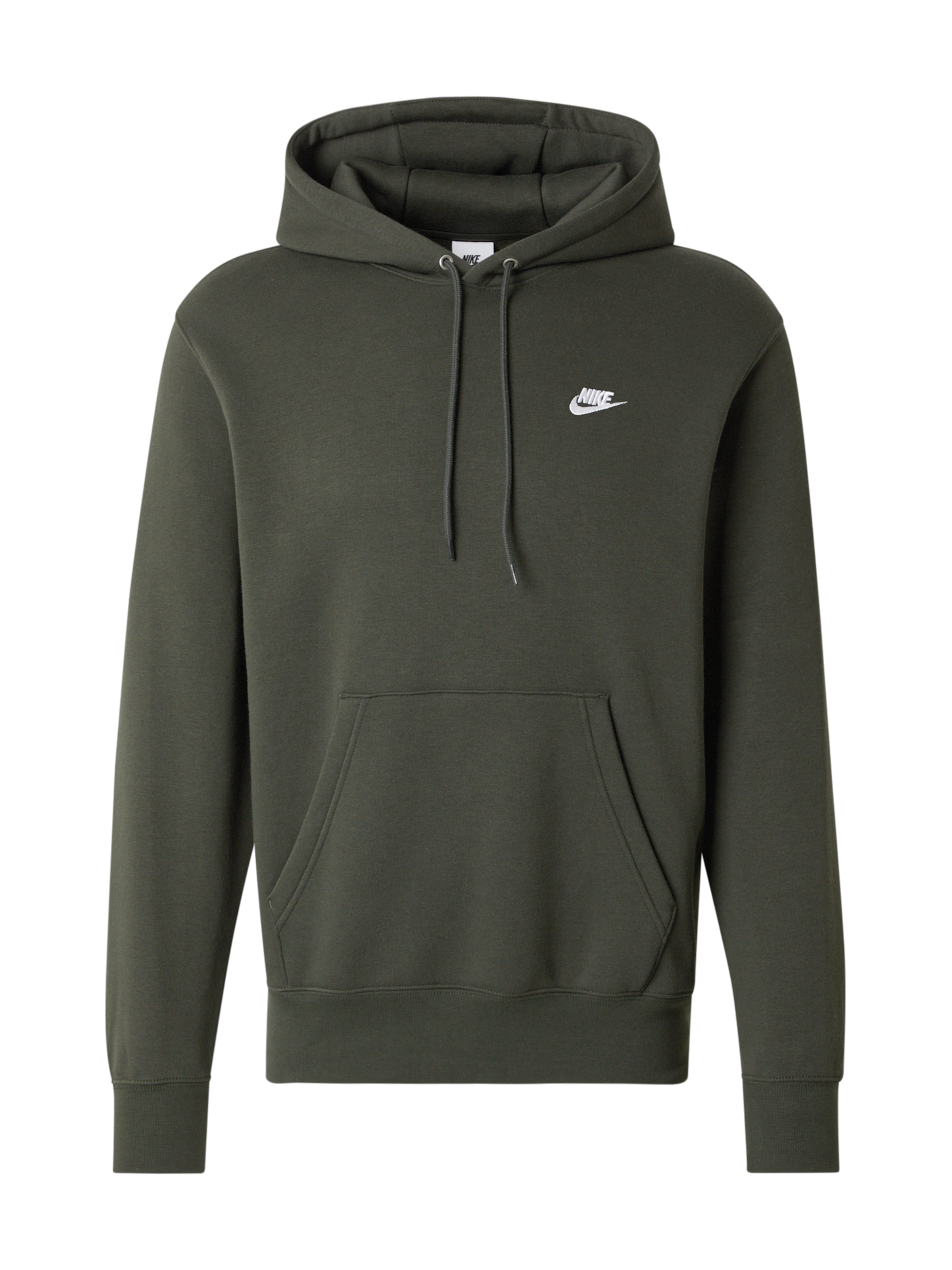 Bluză de molton 'CLUB' de la Nike Sportswear pe verde: față