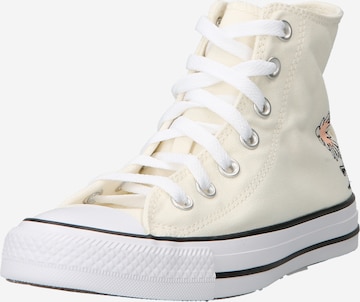 Baskets hautes CONVERSE en blanc : devant