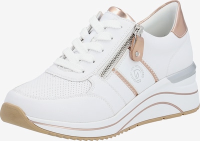 Sneaker bassa REMONTE di colore oro / argento / bianco, Visualizzazione prodotti