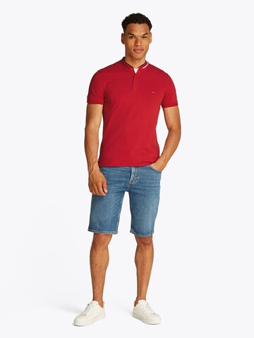 TOMMY HILFIGER Koszulka 'MAO' w kolorze czerwony