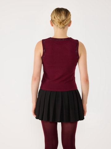 Haut No Matter What en rouge